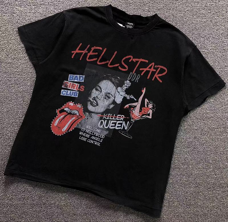HELLSTAR T-SHIRT 12791171（im 170cm 60kg i wear size S in the phot）