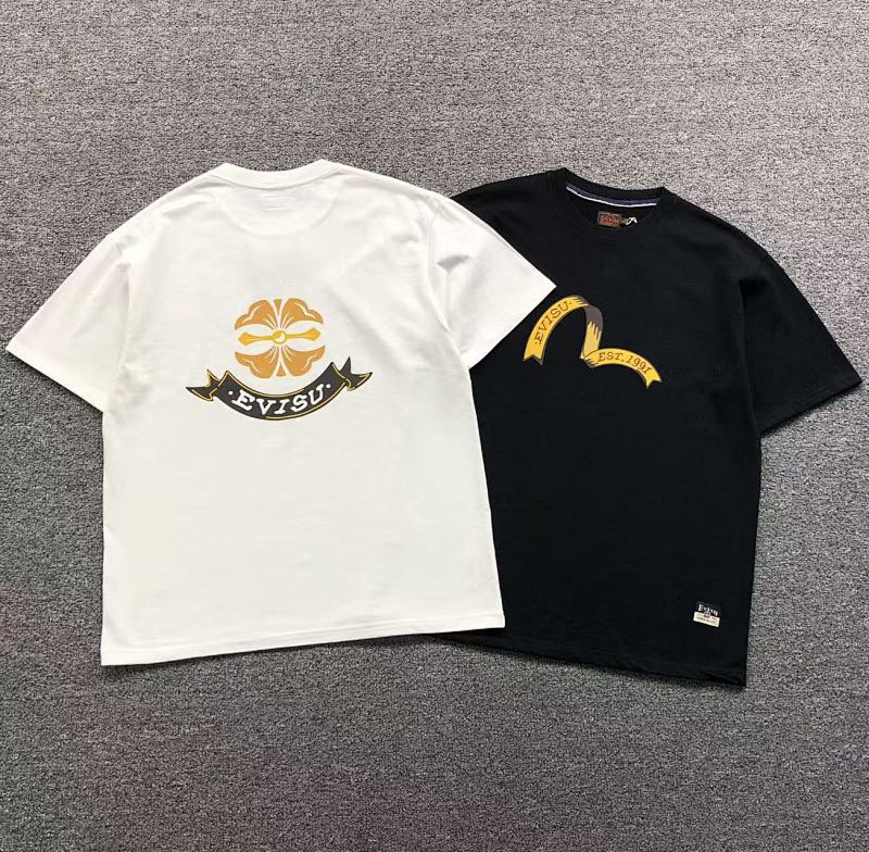 EVISU T-SHIRT 572535134（im 170cm 60kg i wear size L in the phot）