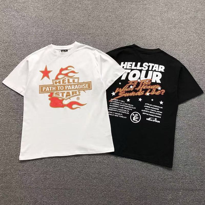 HELLSTAR T-SHIRT 3105192396（im 170cm 60kg i wear size M in the phot）