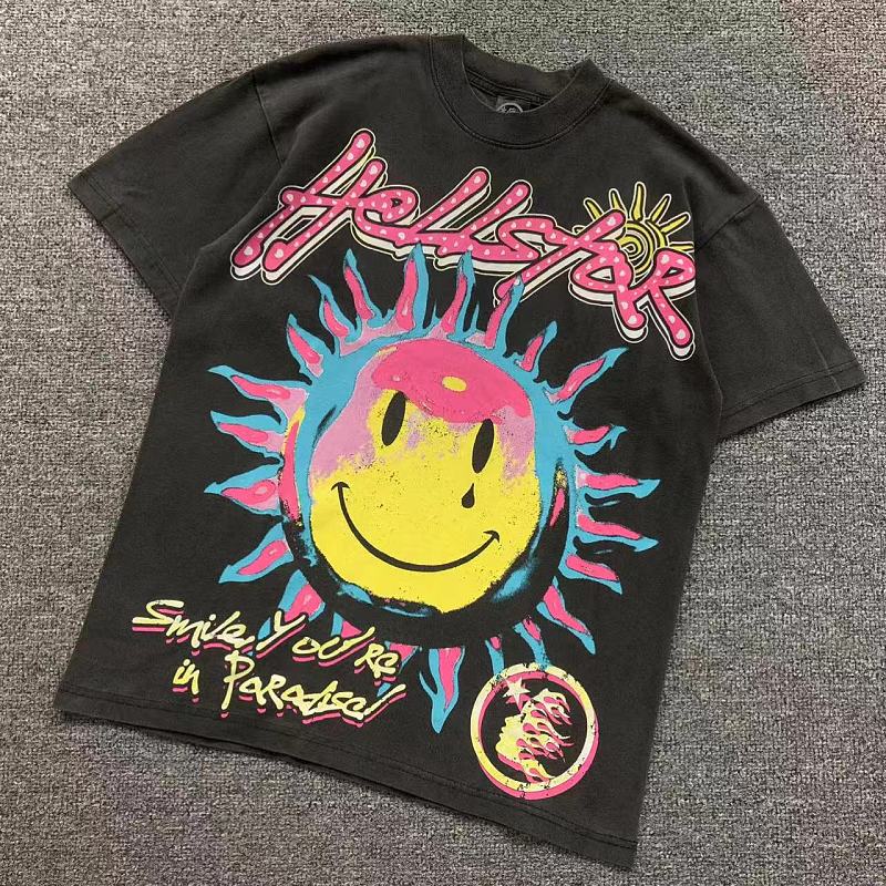 HELLSTAR T-SHIRT 128285863（im 170cm 60kg i wear size S in the phot）
