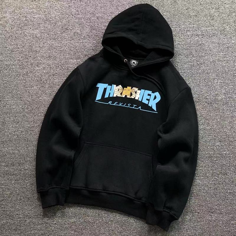 THRASHER HOODIE 5101005121（im 170cm 60kg i wear size L in the phot）