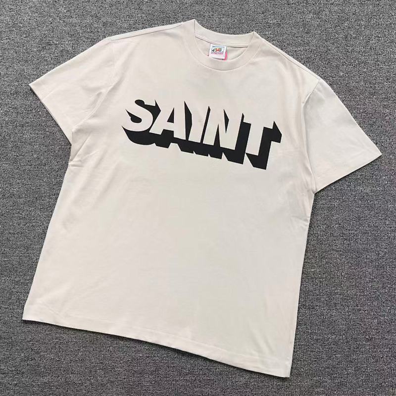 SAINT MICHAEL T-SHIRT 5121712136（im 170cm 60kg i wear size L in the phot）