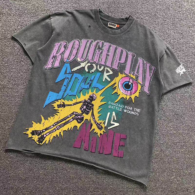 ROUGH PLAY T-SHIRT 5212002168（im 170cm 60kg i wear size S in the phot）