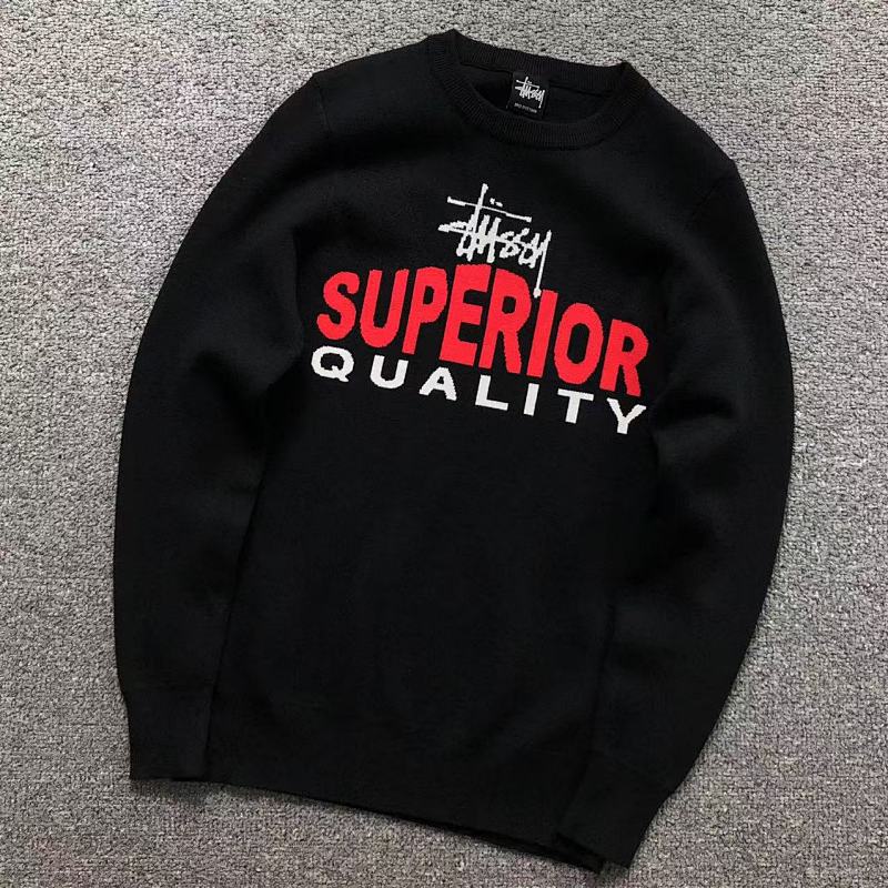STUSSY SWEATER 3112171220（im 170cm 60kg i wear size M in the phot）