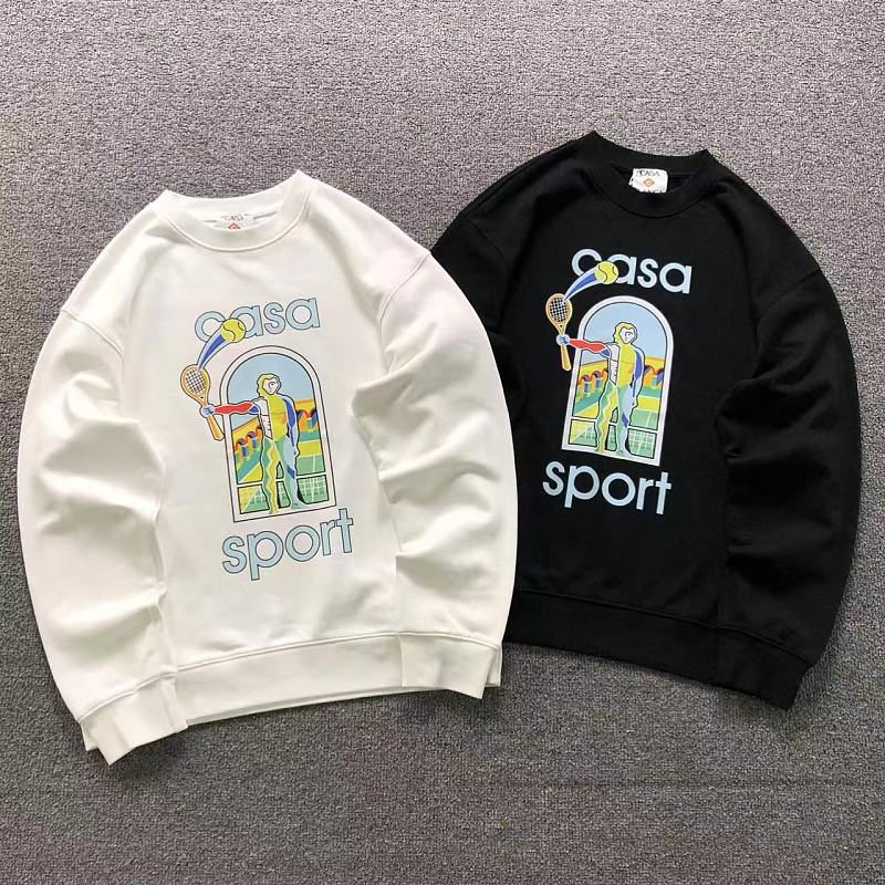 CASABLANCA HOODIE 3208090421（im 170cm 60kg i wear size M in the phot）