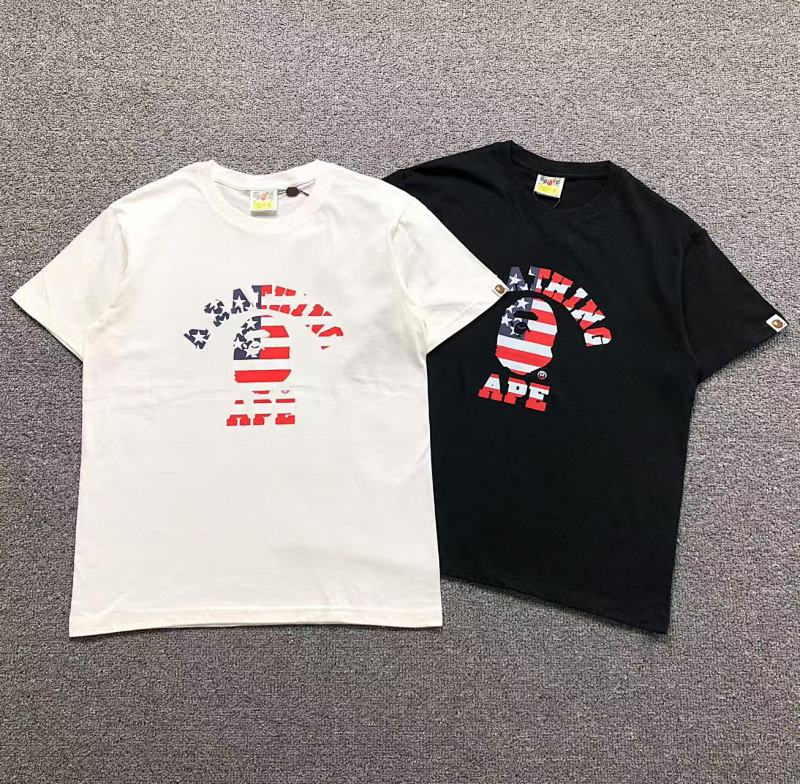 BAPE T-SHIRT 4107301098（im 170cm 60kg i wear size S in the phot）
