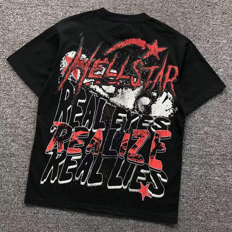 HELLSTAR T-SHIRT 502221371（im 170cm 55kg i wear size M in the phot）