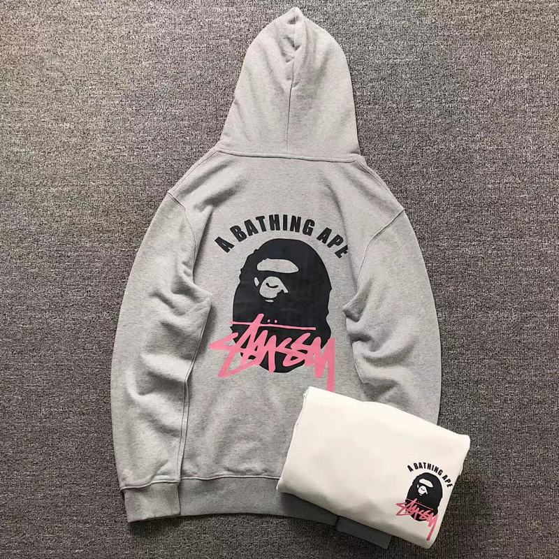 STUSSY X BAPE HOODIE 19121231