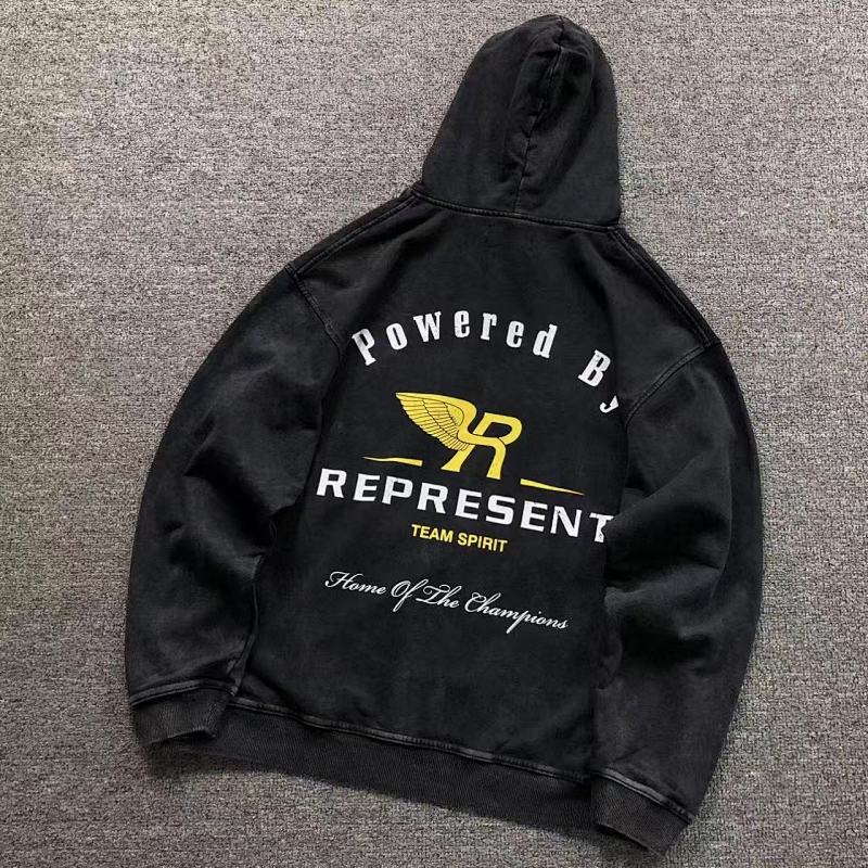 REPRESENT HOODIE 510032291（im 170cm 60kg i wear size S in the phot）