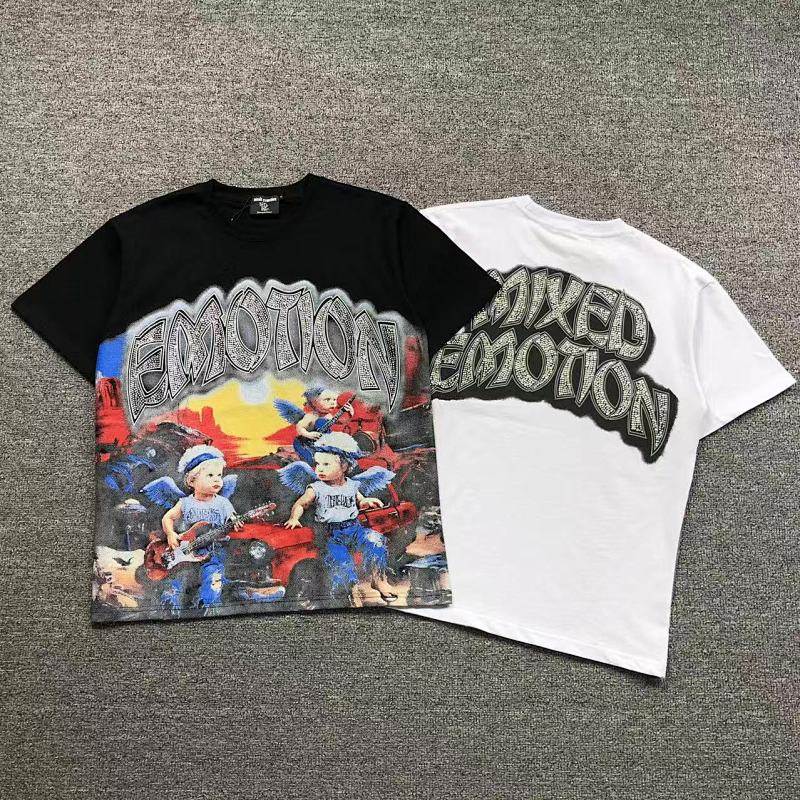 MIXED EMOTION T-SHIRT 5211025168（im 170cm 60kg i wear size S in the phot）