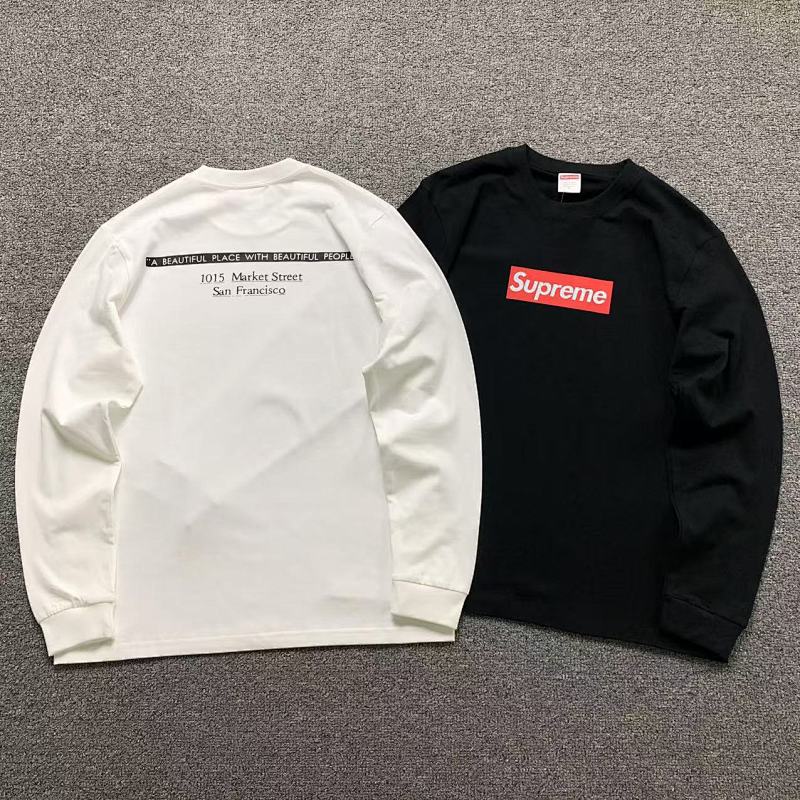 SUPREME LONG SLEEVED 581217123（im 170cm 60kg i wear size S in the phot）