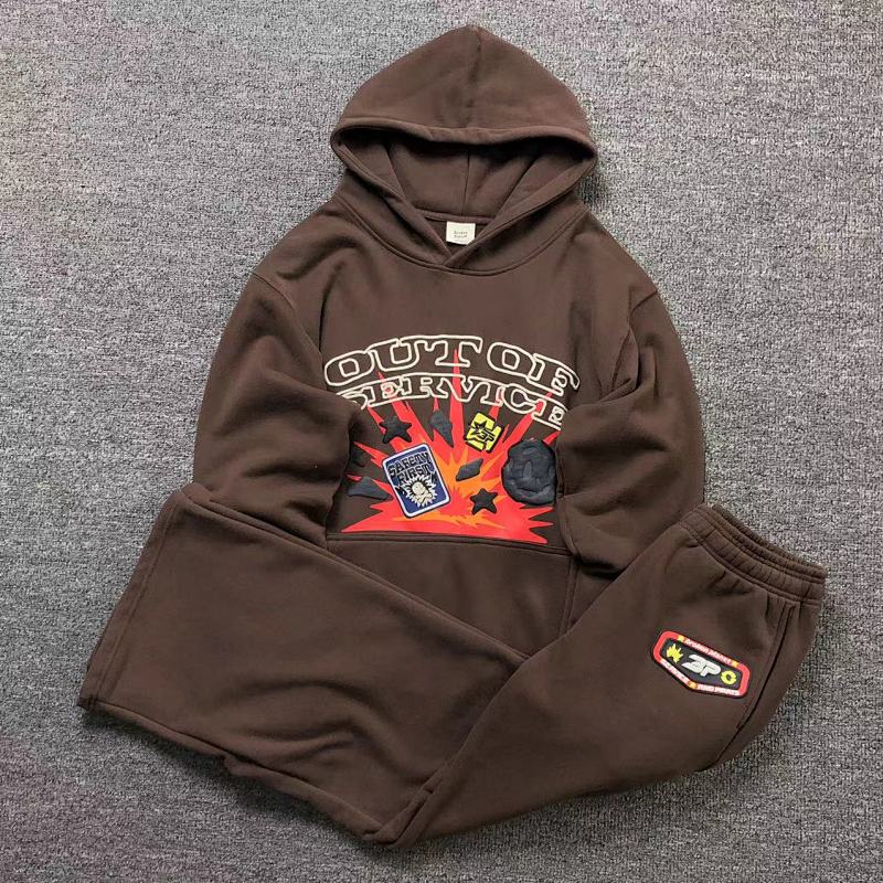 TOP TROUSERS BROKEN PLANET HOODIE TROUSERS 380421