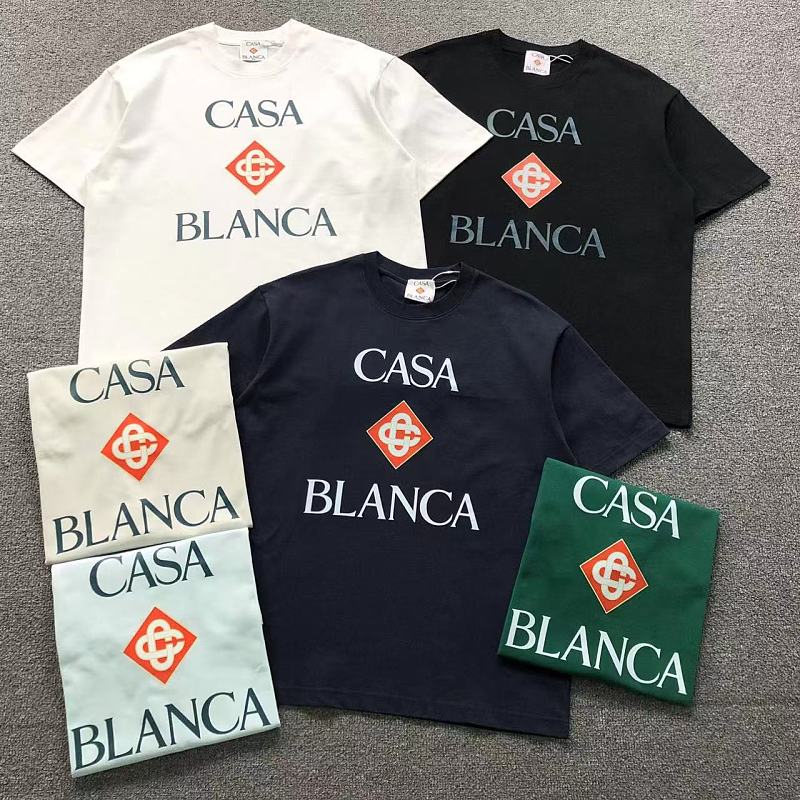 CASABLANCA T-SHIRT 52062604127（im 170cm 60kg i wear size L in the phot）