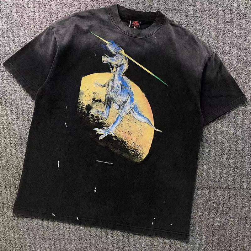 SAINT MICHAEL T-SHIRT 3201211817（ im 170cm 60kg i wear size S in the phot）