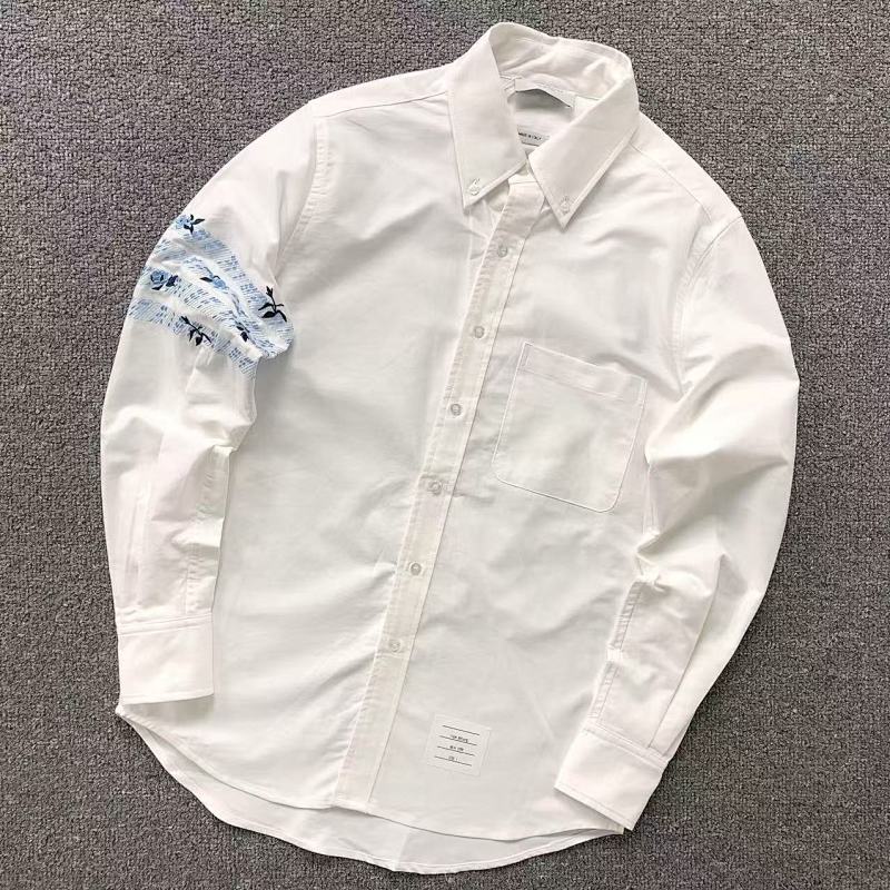 THOM BROWNE SHIRT 213241377（im 170cm 60kg i wear size 1 in the phot）