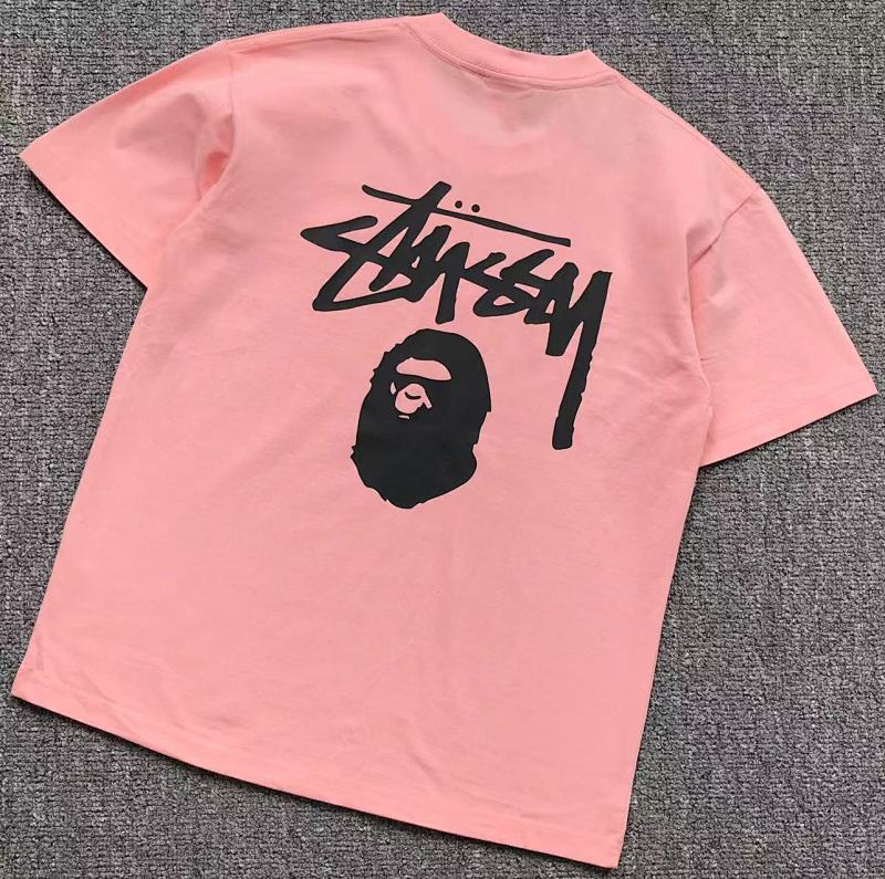 BAPE STUSSY T-SHIRT 1102091142（im 170cm 55kg i wear size S in the phot）
