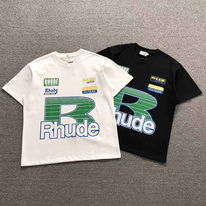 RHUDE T-SHIRT 3204230521（im 170cm 60kg i wear size S in the phot）