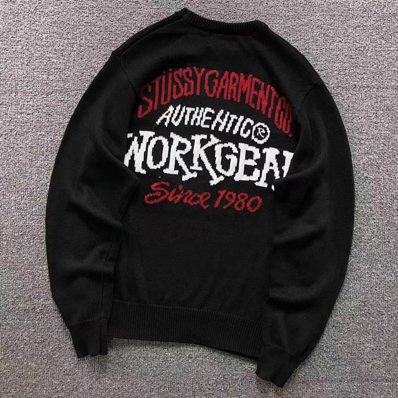 STUSSY SWEATER 412050698（im 170cm 60kg i wear size M in the phot）