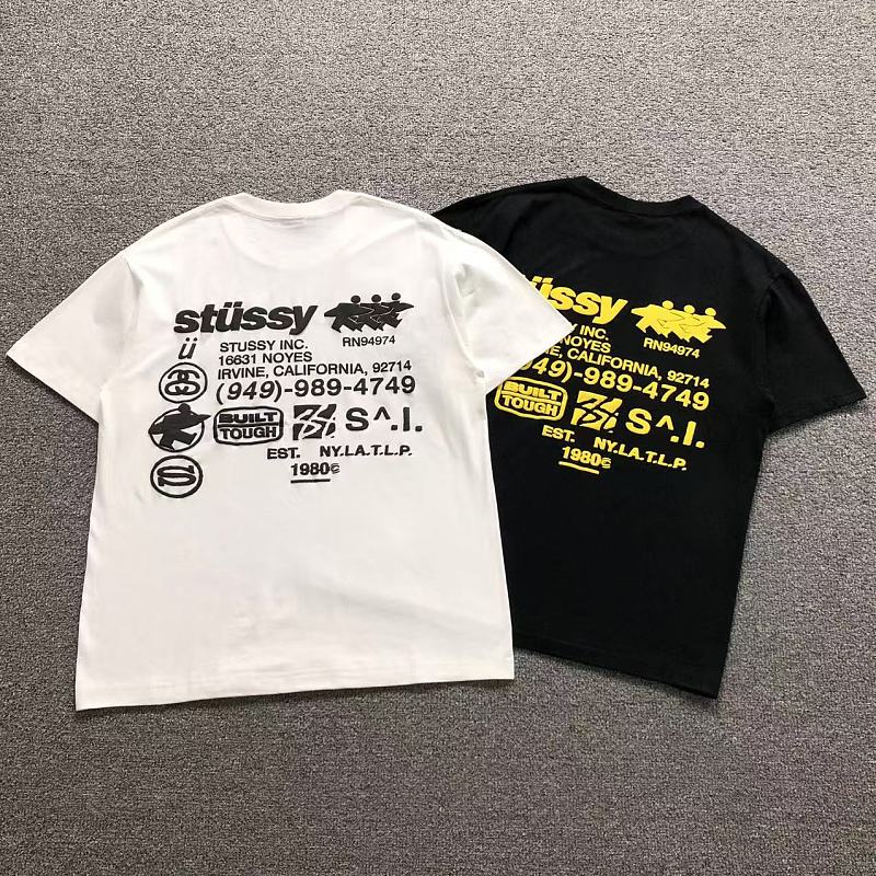 STUSSY T-SHIRT 22052533001（im 170cm 60kg i wear size M in the phot）