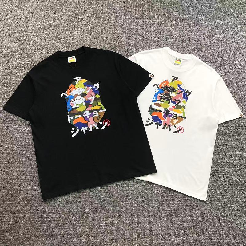 BAPE T-SHIRT 124231331（im 170cm 60kg i wear size L in the phot）