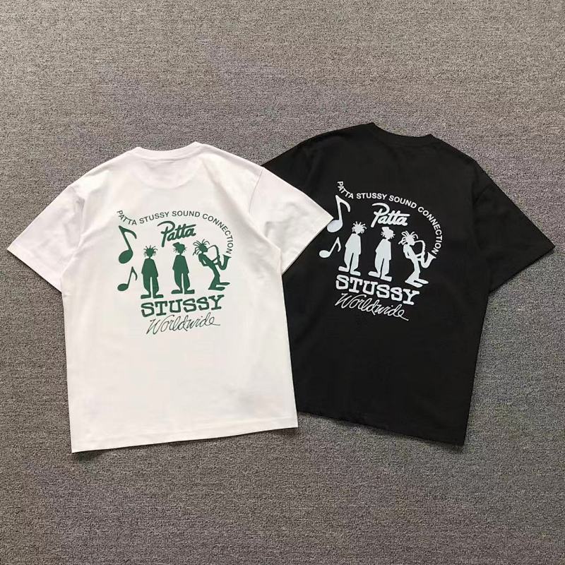 STUSSY T-SHIRT 512160582（im 170cm 60kg i wear size M in the phot）