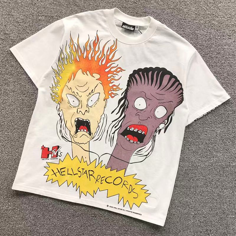 HELLSTAR T-SHIRT 3110211417（im 170cm 60kg i wear size S in the phot）