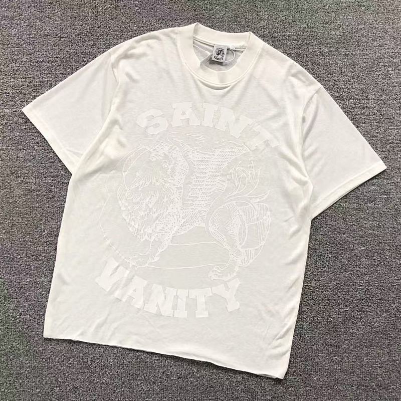 SAINT VANITY T-SHIRT 3106072372（im 170cm 60kg i wear size M in the phot）