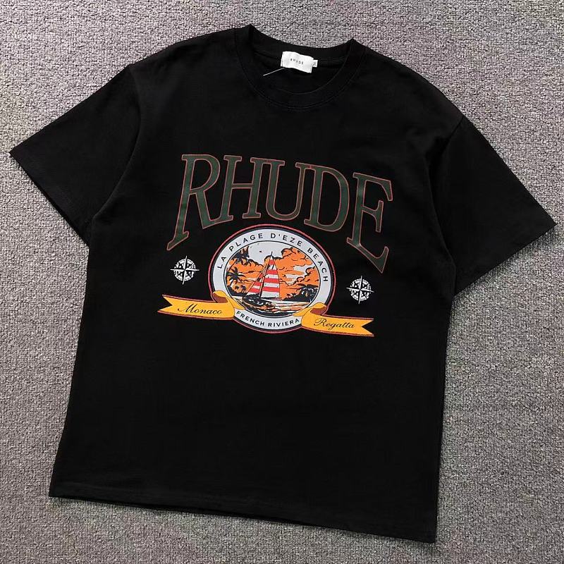 RHUDE T-SHIRT 3204231121 （im 170cm 60kg i wear size M in the phot）