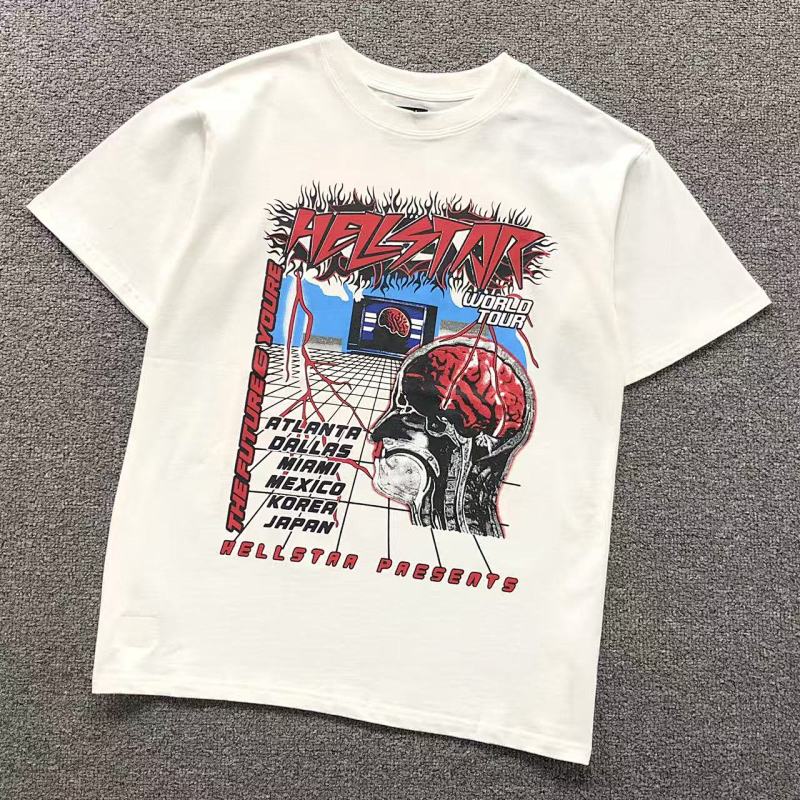 HELLSTAR T-SHIRT 3105192296（im 170cm 60kg i wear size M in the phot）