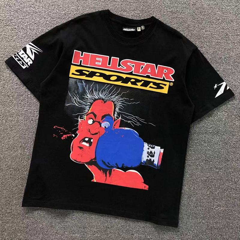 HELLSTAR T-SHIRT 22040634125（im 170cm 60kg i wear size M in the phot）