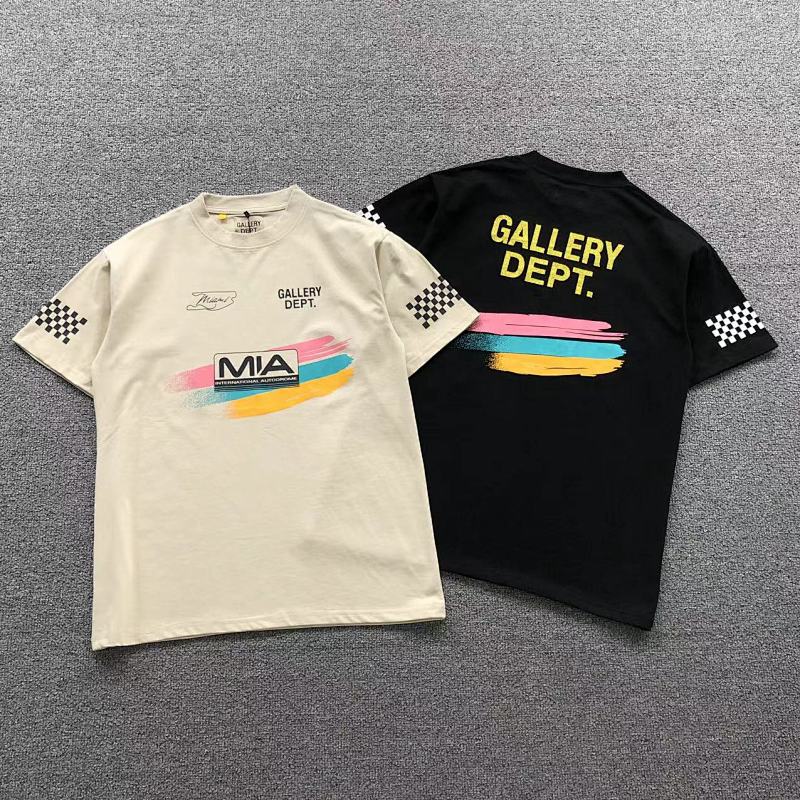 GALLERY DEPT T-SHIRT 3105130496（im 170cm 60kg i wear size S in the phot）