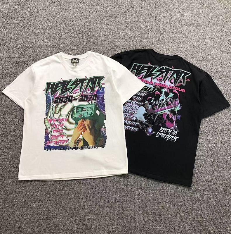 HELLSTAR T-SHIRT 56281089（im 170cm 60kg i wear size M in the phot）