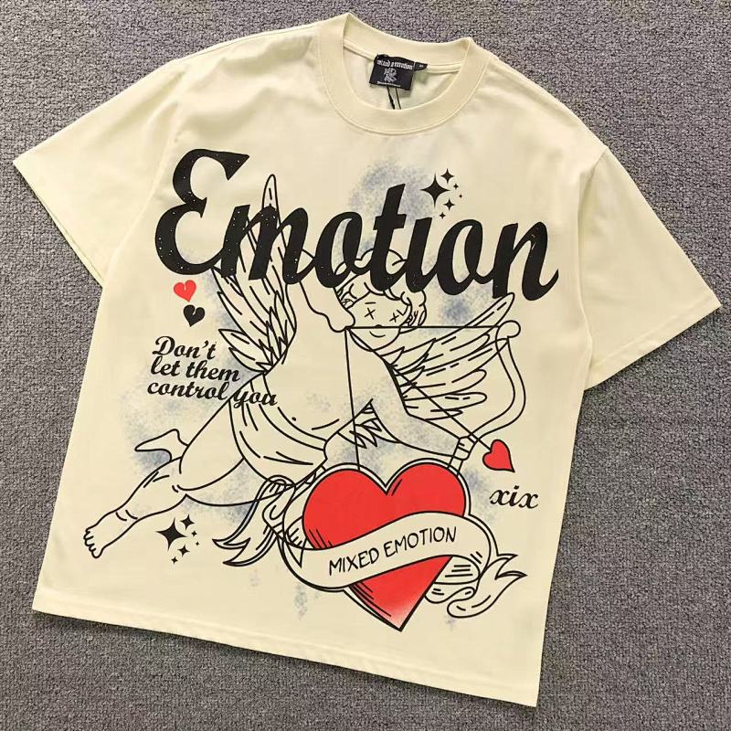 MIXED EMOTION T-SHIRT 3111060117（im 170cm 60kg i wear size S in the phot）