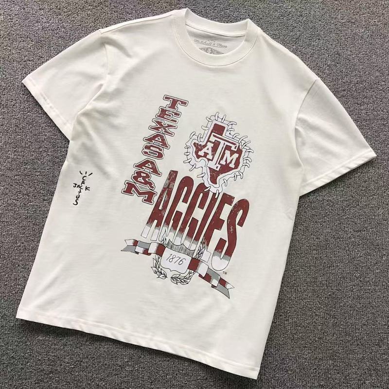 TRAVIS SCOTT T-SHIRT 213290546（im 170cm 60kg i wear size S in the phot）