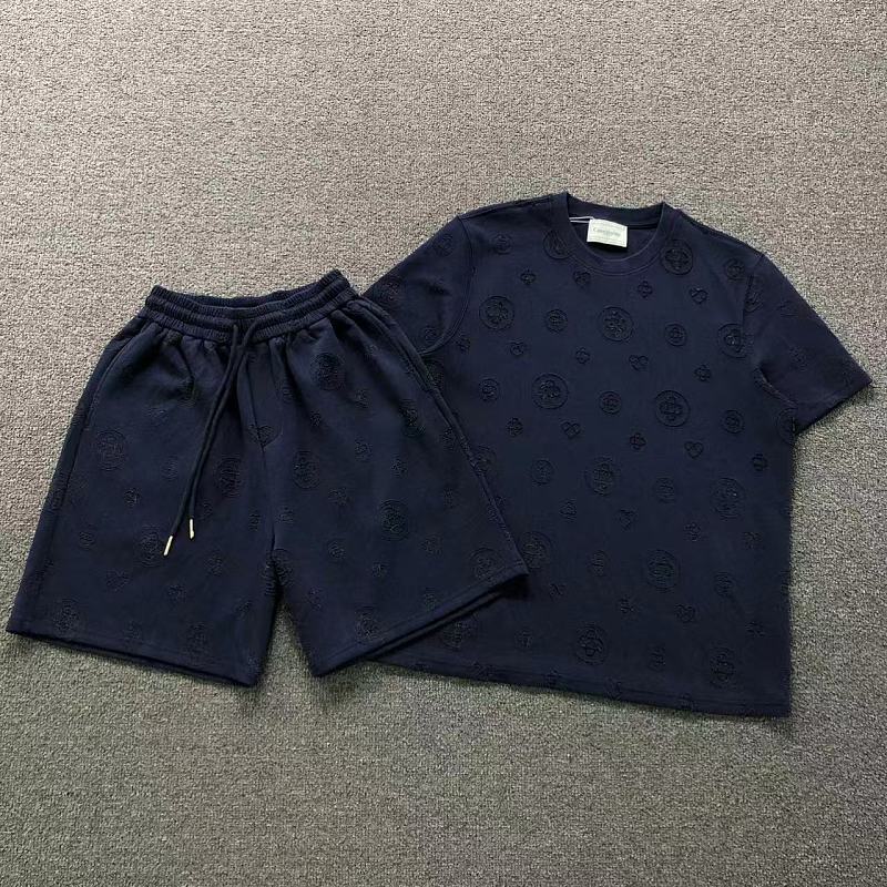 CASABLANCA T-SHIRT SHORTS 32060010121 （im 170cm 60kg i wear size L in the phot）