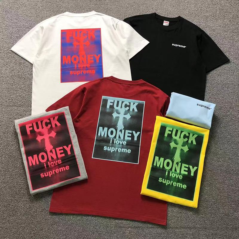 SUPREME T-SHIRT 128311002（im 170cm 60kg i wear size L in the phot）