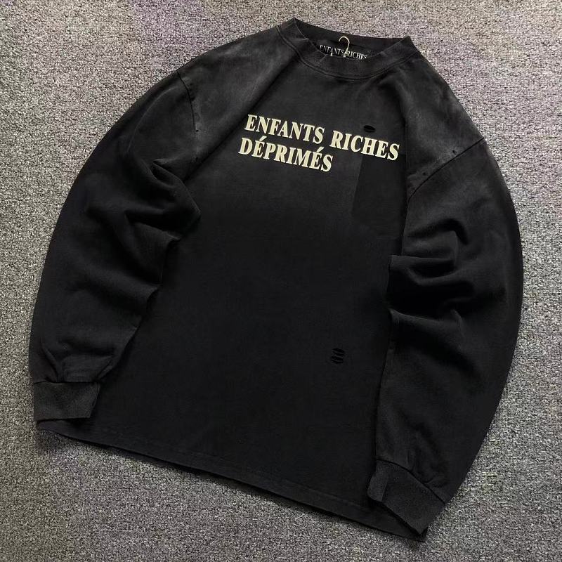 ENFANTS RICHES DEPRIMES LONG SLEEVED 5260842162（im 170cm 60kg i wear size M in the phot）