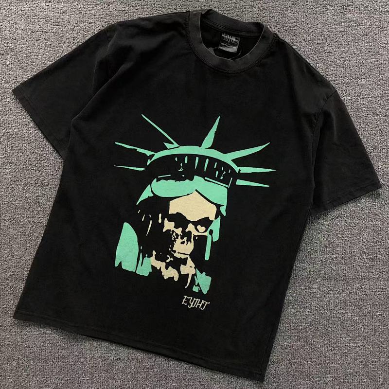 SAINT MICHAEL T-SHIRT 4105171117（im 170cm 60kg i wear size S in the phot）