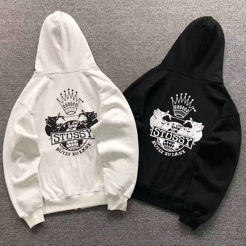 STUSSY HOODIE 11102026119（im 170cm 60kg i wear size M in the phot）