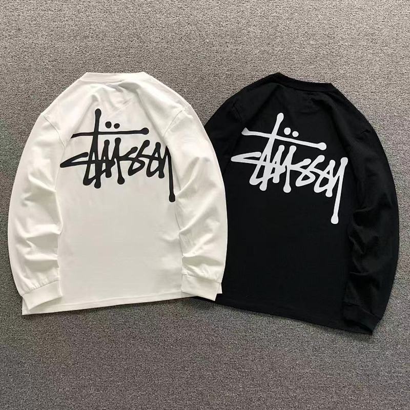 STUSSY LONG SLEEVED 592717123（im 170cm 60kg i wear size M in the phot）