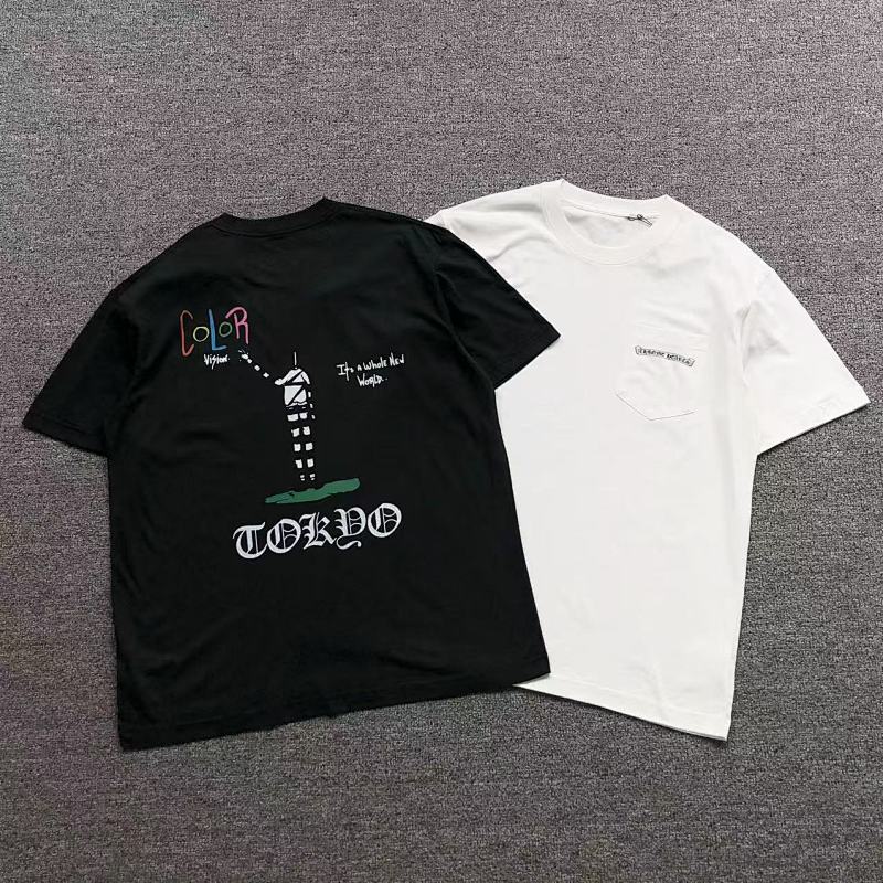 CHROME HEARTS T-SHIRT 4105074802（im 170cm 60kg i wear size XL in the phot）