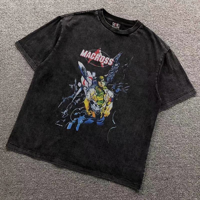 SAINT MICHAEL T-SHIRT 4105052417（im 170cm 60kg i wear size M in the phot）