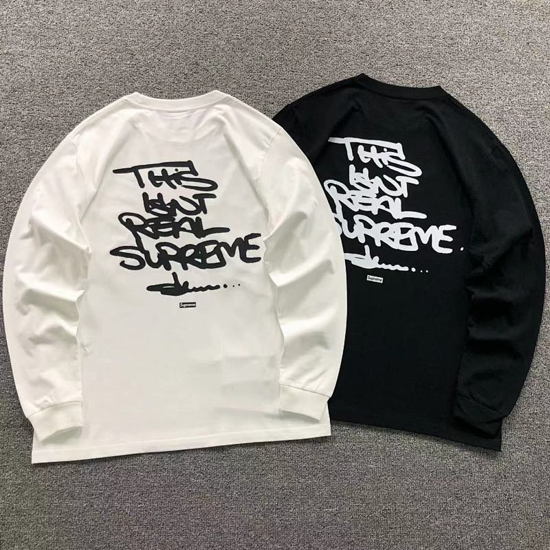 SUPREME LONG SLEEVED 582020123（im 170cm 60kg i wear size M in the phot）