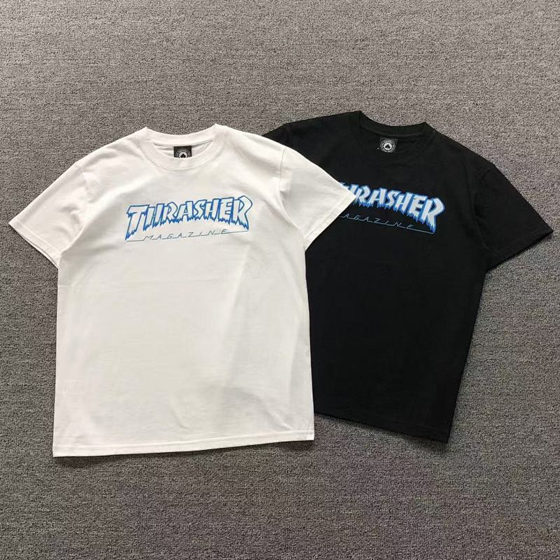 THRASHER T-SHIRT 41060902121（im 170cm 60kg i wear size M in the phot）