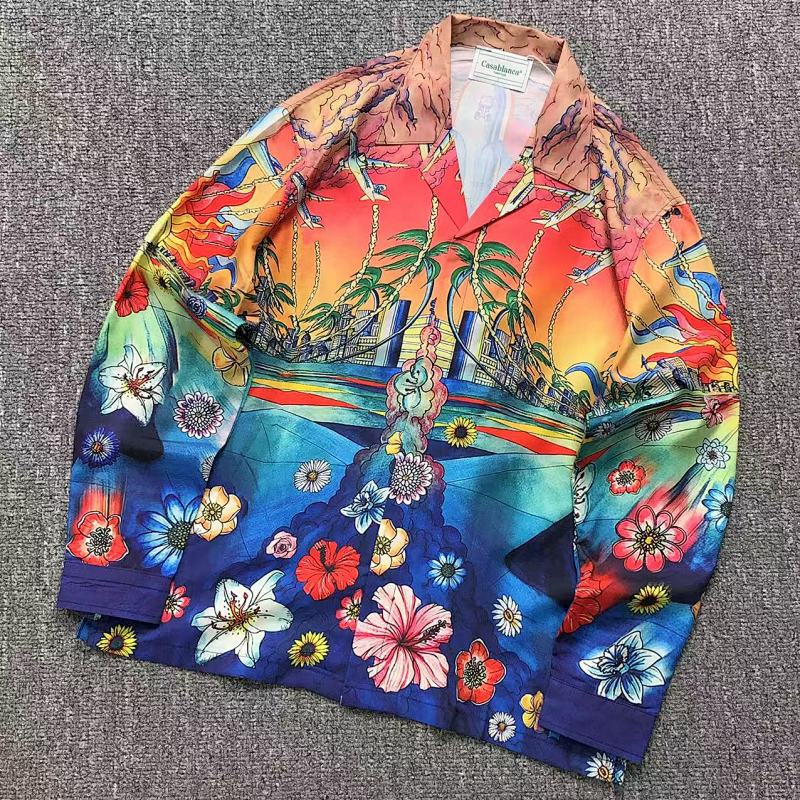 CASABLANCA SHIRT 211050539（im 170cm 55kg i wear size L in the phot）