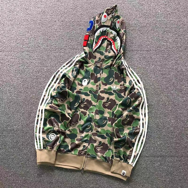 ADIDAS BAPE HOODIE 1241811159（im 170cm 60kg i wear size S in the phot）