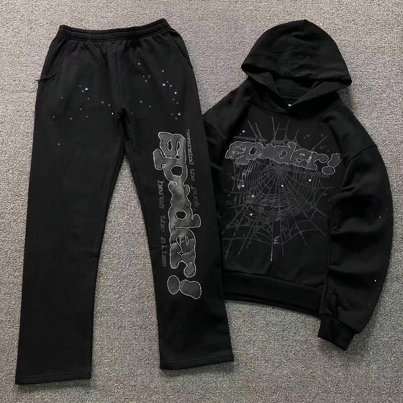 TOP TROUSERS SP5DER HOODIE TROUSERS 22081335125（im 170cm 60kg i wear size M in the phot）