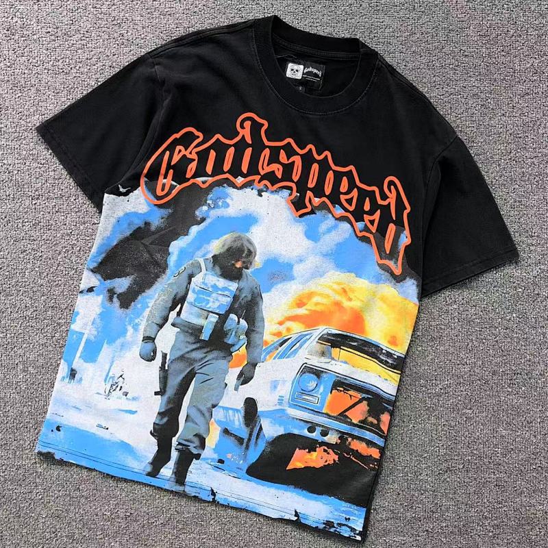 GODSPEED T-SHIRT 1104293117（im 170cm 60kg i wear size S in the phot）