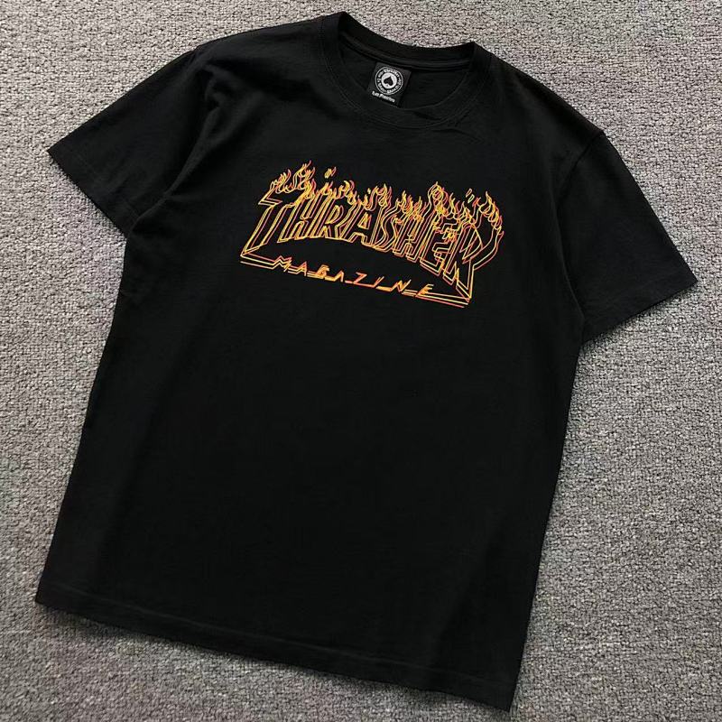 THRASHER T-SHIRT 41060903121（im 170cm 60kg i wear size M in the phot）