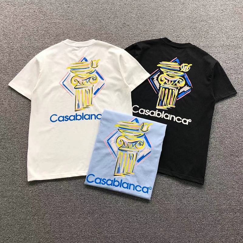 CASABLANCA T-SHIRT 1106040232（im 170cm 60kg i wear size M in the phot）